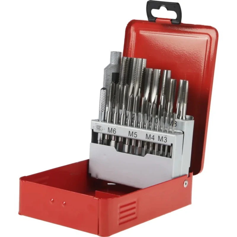 RS PRO Tap Set, M3 To M12 Thread, Metric Standard, Hand Tap, HSS Material, 22 Pieces 668-1119