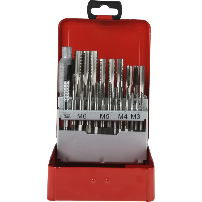 RS PRO Tap Set, M3 To M12 Thread, Metric Standard, Hand Tap, HSS Material, 22 Pieces 668-1119