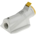 Scame Wall Mount Industrial Power Connector, 2P+PE, 32A, 110V, IP44 Rated, Thermoplastic, OPTIMA-BASE IP44