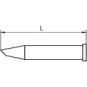 Weller Soldering Iron Tip 2.4 mm Bevel 37 mm Length for WP120, WXP120 T0054470999