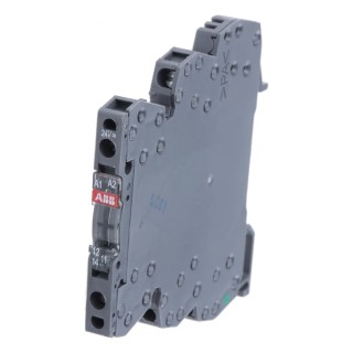 ABB R600 Series Electromechanical Interface Relay, DIN Rail Mount, 24V AC/DC Coil, SPDT 1SNA645005R0700 RB121G-24VUC