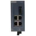 Siemens Unmanaged 4 Port Ethernet Switch 6GK5004-1BD00-1AB2, 100Mbps, 24V AC/DC Supply, Germany