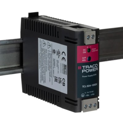 TRACOPOWER DC/DC Converter 5V DC Output, 5A, 18-75V DC Input, Operating -25°C to 70°C TCL 024-105 DC