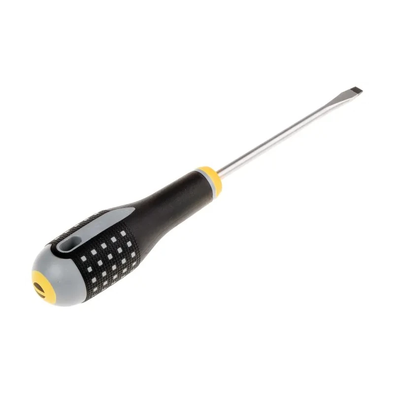 Bahco Standard Screwdriver, 125 mm Blade, 247 mm Overall Length, Insulated, Bi-Material Handle BE-8155