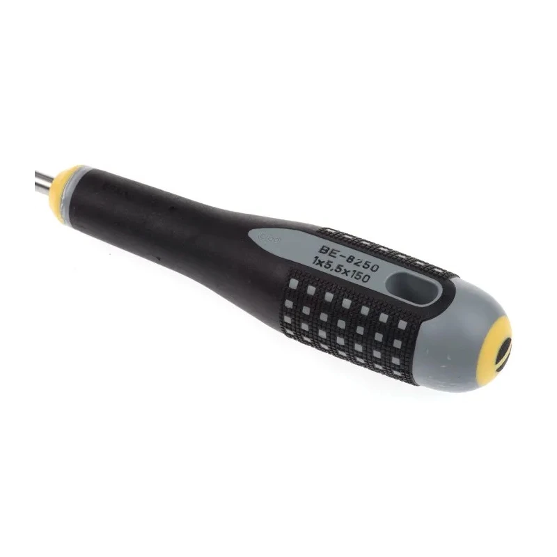 Bahco Standard Insulated Screwdriver, 150 mm Blade, 272 mm Overall, Bi-Material Handle, Alloy Steel Blade BE-8250