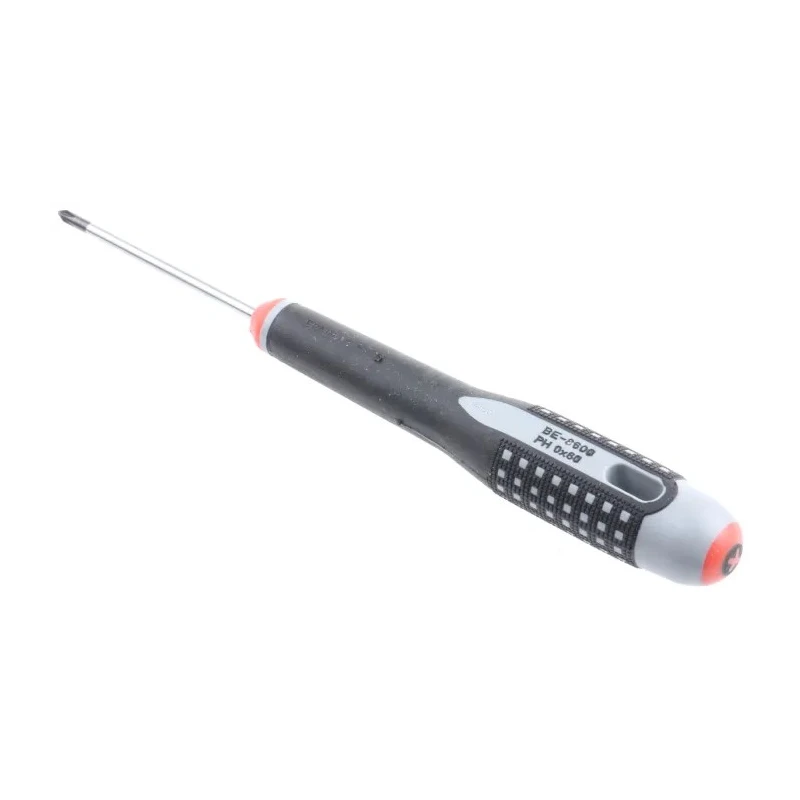 Bahco Standard Screwdriver PH0 Tip, 60 mm Blade Length, 163 mm Overall Length, Bi-Material Handle BE-8600