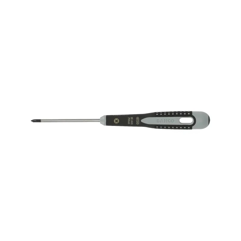 Bahco Standard Screwdriver PH0 Tip, 60 mm Blade Length, 163 mm Overall Length, Bi-Material Handle BE-8600