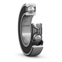 SKF Single Row Deep Groove Ball Bearing 12 mm ID 28 mm OD Race Width 8 mm Sealed Cage Steel Ball 6001-2RSH/C3