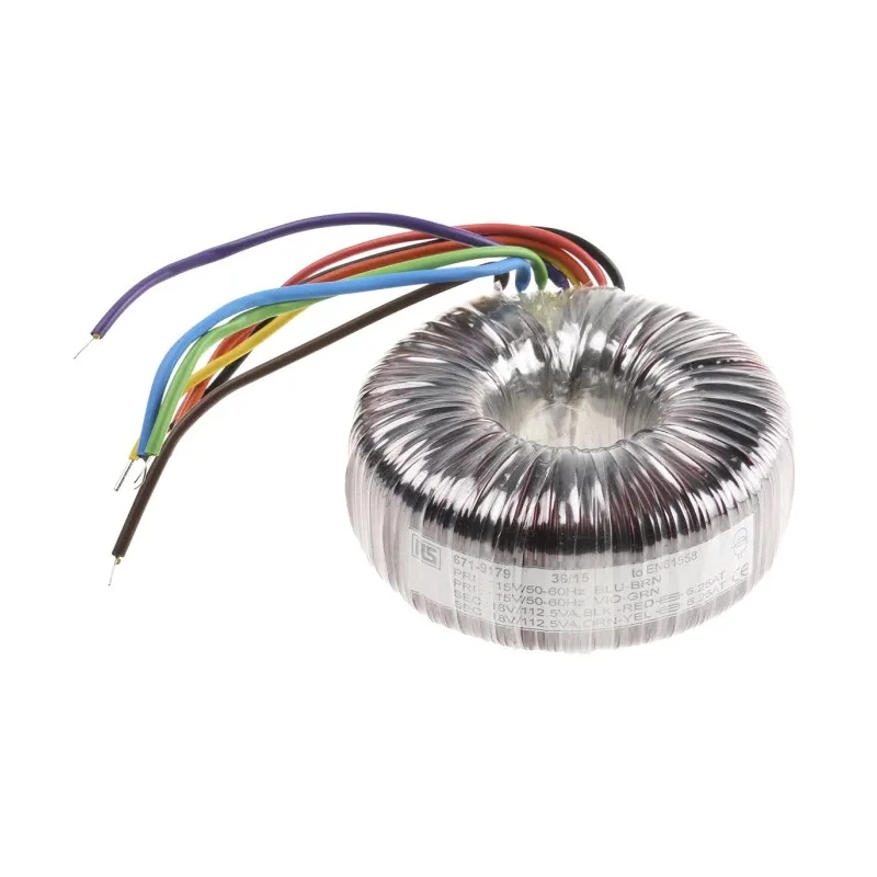 RS PRO Toroidal Transformer 230 V ac Primary, 2 x 18 V ac Secondary, 225 VA Power 671-9179