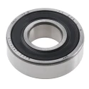 SKF Single Row Deep Groove Ball Bearing 17 mm ID, 40 mm OD, 12 mm Race Width, Sealed Cage 6203-2RSH/C3