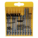 DeWALT Jigsaw Blade Set 10 Pieces Steel Wood Cutting 70mm Length DT2292-QZ