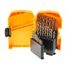 DeWALT 29-Piece HSS-G Metal Drill Bit Set, Twist Type, 1 mm Min - 13 mm Max DT7926-XJ