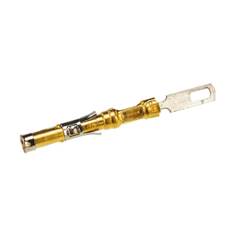 TE Connectivity Female Crimp Circular Connector Contact Contact Size 16 Wire Size 26AWG 250V 13A Brass Gold over 202237-7