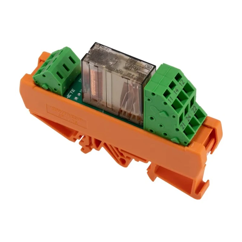 TE Connectivity DIN Rail Force Guided Relay 24V dc Coil Voltage 2-Pole DPDT SR2ZY024