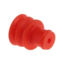 TE Connectivity Superseal Female Seal Plug Plug-In Connector Silicone Housing Red 6.3 x 6.3 x 7.8 mm 282081-1