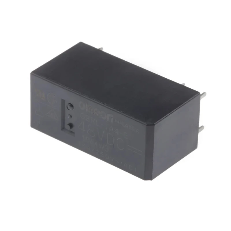 Omron PCB Power Relay, 48V DC Coil, 16A Switching Current, SPST Contact Configuration G2RL-1A4-E DC48