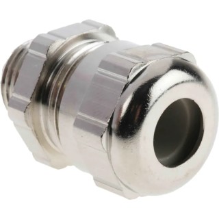ABB Metallic Nickel Plated Brass Cable Gland M16 Thread 7 mm to 11 mm Cable Diameter IP68 265-0269