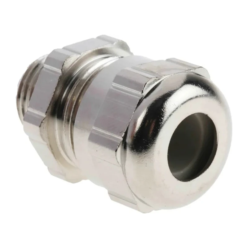 ABB Metallic Nickel Plated Brass Cable Gland M16 Thread 7 mm to 11 mm Cable Diameter IP68 265-0269
