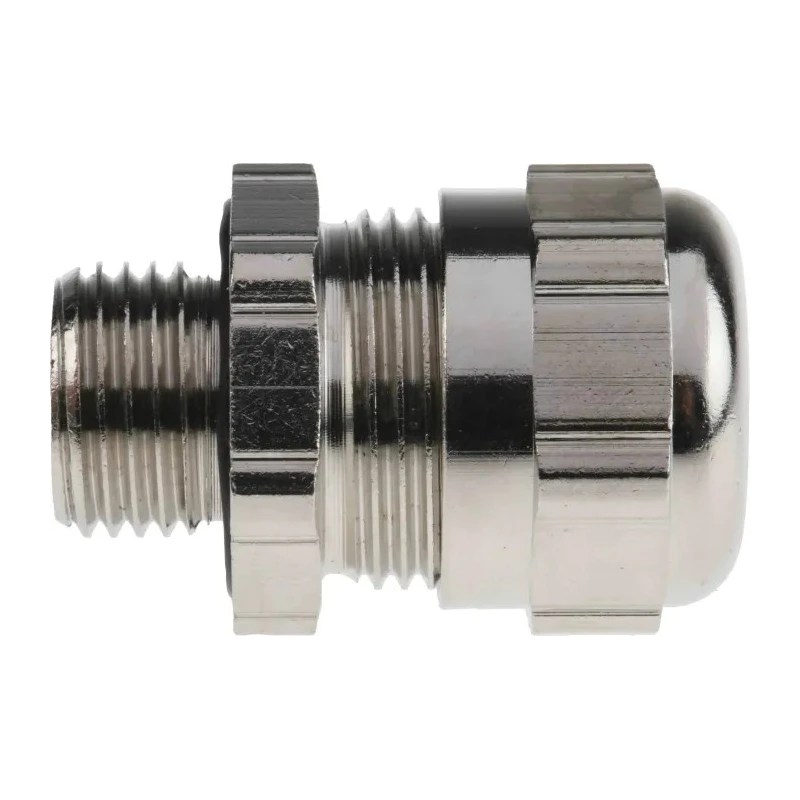 ABB Metallic Nickel Plated Brass Cable Gland M16 Thread 7 mm to 11 mm Cable Diameter IP68 265-0269
