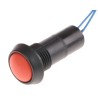 ITW Switches 59 Series Miniature Push Button Switch, Momentary, Panel Mount, 13.6 mm Cutout, SPST, Clear LED, IP67 59-532