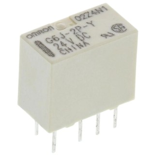 Omron PCB Signal Relay 24V DC Coil 1A DPDT G6J-2P-Y DC24