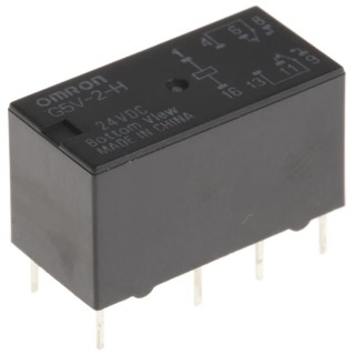 Omron PCB Signal Relay 24V DC Coil 1A DPDT G5V-2-H1 DC24