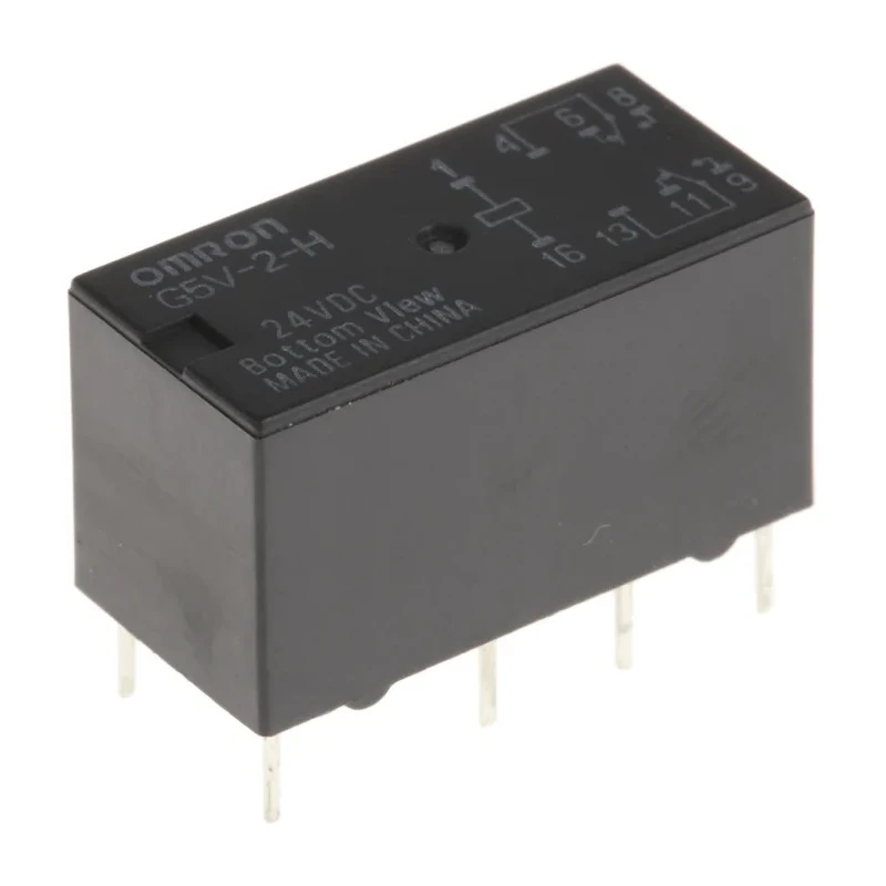 Omron PCB Signal Relay 24V DC Coil 1A DPDT G5V-2-H1 DC24