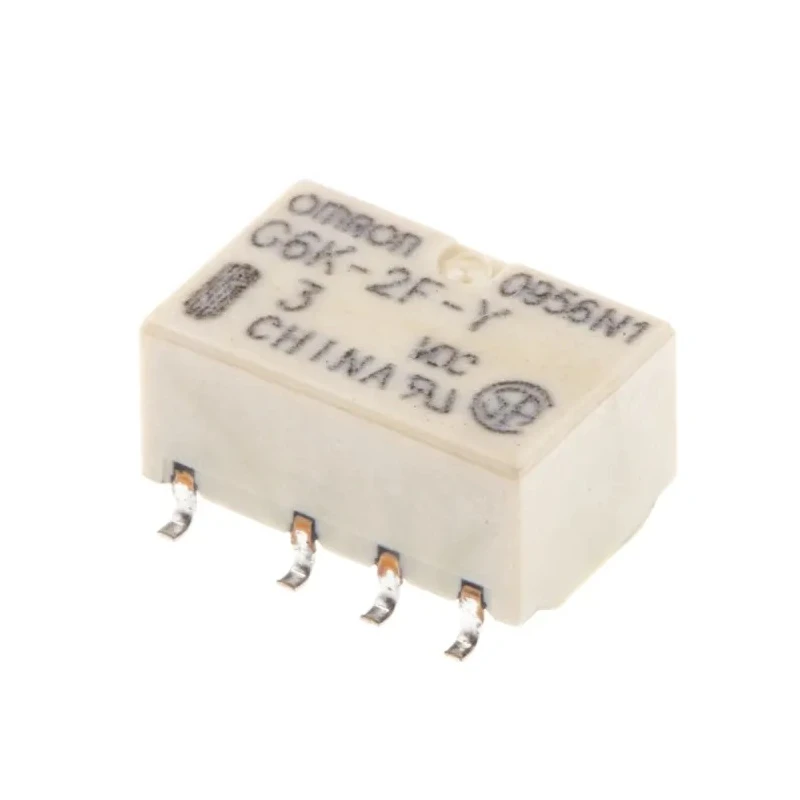 Omron Surface Mount Signal Relay, 3V DC Coil, 1A Switching Current, DPDT Contact Configuration G6K-2F-Y DC3