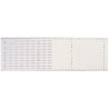 Bott Steel Louvred Panel Storage Bin, Portable, Grey, 19 mm x 1486 mm x 457 mm 14025156.16