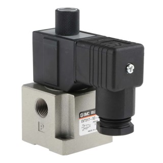 SMC Pneumatic Solenoid Valve 3/2 NC Solenoid G VT317 Series 24V DC 6W Die Cast Aluminium Body
