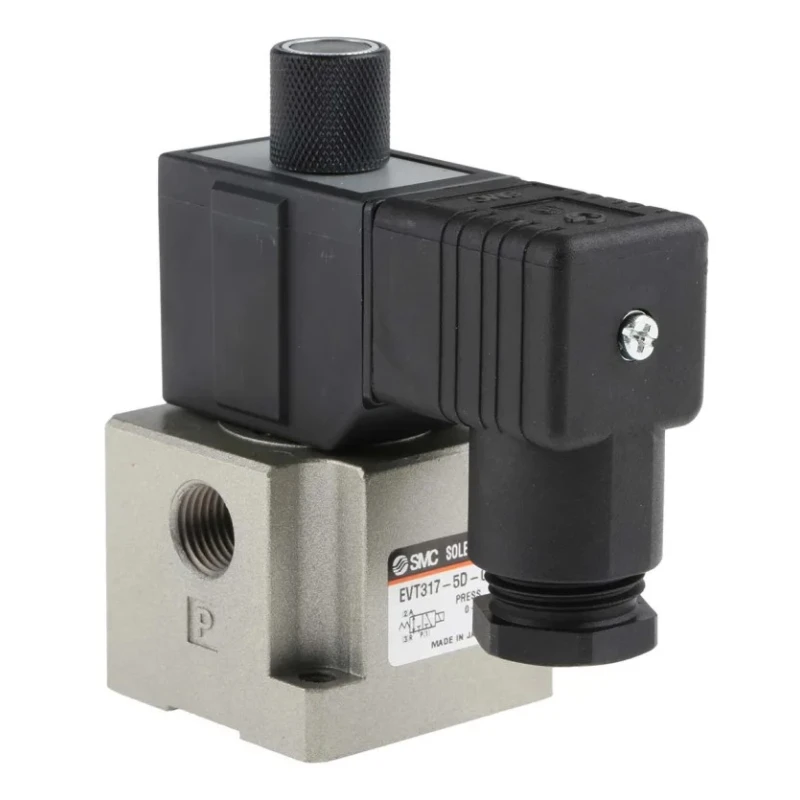 SMC Pneumatic Solenoid Valve 3/2 NC Solenoid G VT317 Series 24V DC 6W Die Cast Aluminium Body 