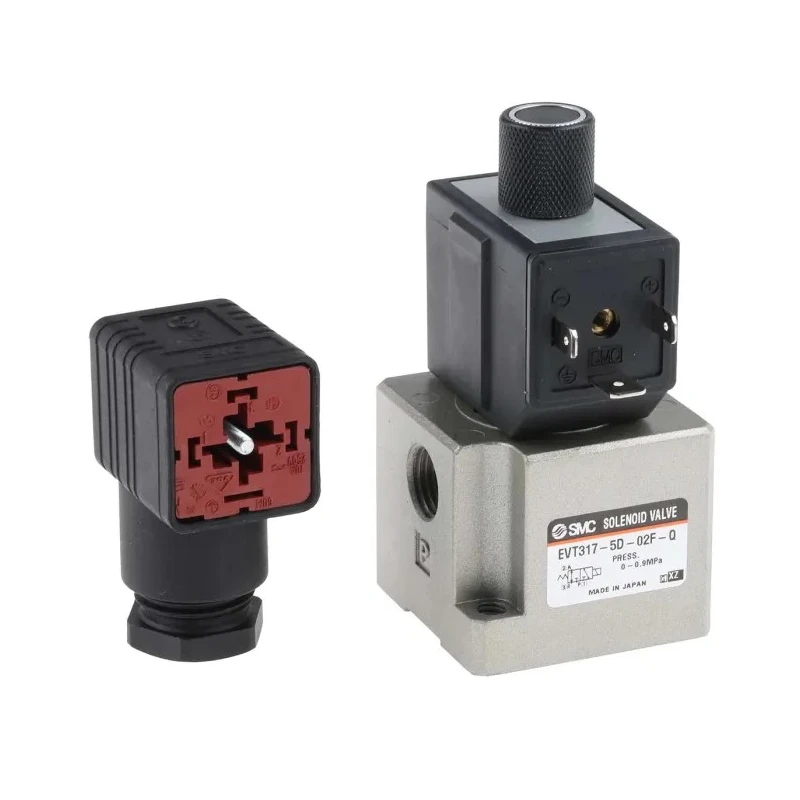 SMC Pneumatic Solenoid Valve 3/2 NC Solenoid G VT317 Series 24V DC 6W Die Cast Aluminium Body 