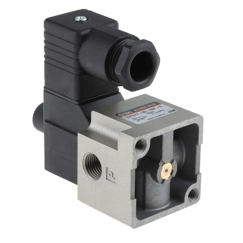 SMC Pneumatic Solenoid Valve 3/2 NC Solenoid G VT317 Series 24V DC 6W Die Cast Aluminium Body 