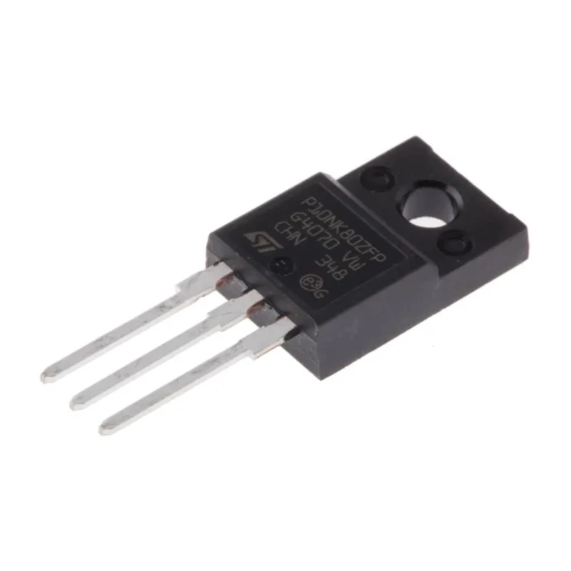 STMicroelectronics MDmesh SuperMESH N-Channel MOSFET 800 V 9 A 40 W TO-220 STP10NK80ZFP