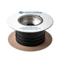 Alpha Wire Ecogen Ecowire Series Black 3.3 mm² Hook Up Wire, 12 AWG, 65x0.25 mm Core Strands, 30m, Modified 6718 BK005
