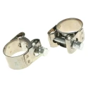 RS PRO Hose & Jubilee Clip Bolt Drive Zinc Plated Steel Bolt Stainless Steel Band 18mm Width 25-27mm ID 265-0180