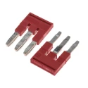 Phoenix Contact Jumper Bar Accessory for CLIPLINE Series Terminal Blocks 24A Red Copper FBS 3-5 3030174