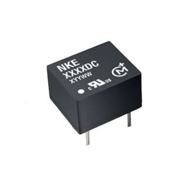 Murata Power Solutions DC/DC Converter, 3.3V DC, 303mA Output, 4.5-5.5V Input, 1W, Through Hole, 85°C Max Temp NKE0503DC