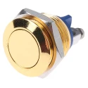 EOZ R Series Momentary Push Button Switch, Panel Mount, 16.2 mm Cutout, SPST, IP65, 48 V dc 250 V ac R16FFGSTAG