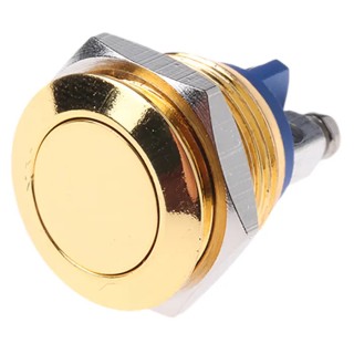 EOZ R Series Momentary Push Button Switch, Panel Mount, 16.2 mm Cutout, SPST, IP65, 48 V dc 250 V ac R16FFGSTAG