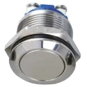 EOZ R Series Momentary Panel Mount Push Button Switch SPST 19.2 mm Cutout IP65 36 V dc R19DFGSTAG