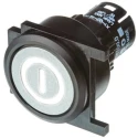 EAO 61 Series Silver Momentary Flush Mount Push Button Head 25mm Diameter IP65 5A 250Vac 61-1100.0, 61-9933.10, 61-9643.703