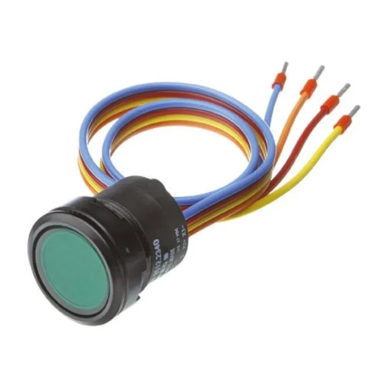 EAO 84 Series Illuminated Push Button Switch, Momentary, Panel Mount, 22.5 mm Cutout, SPST Contact, IP67, 42 V K84-603.3611S
