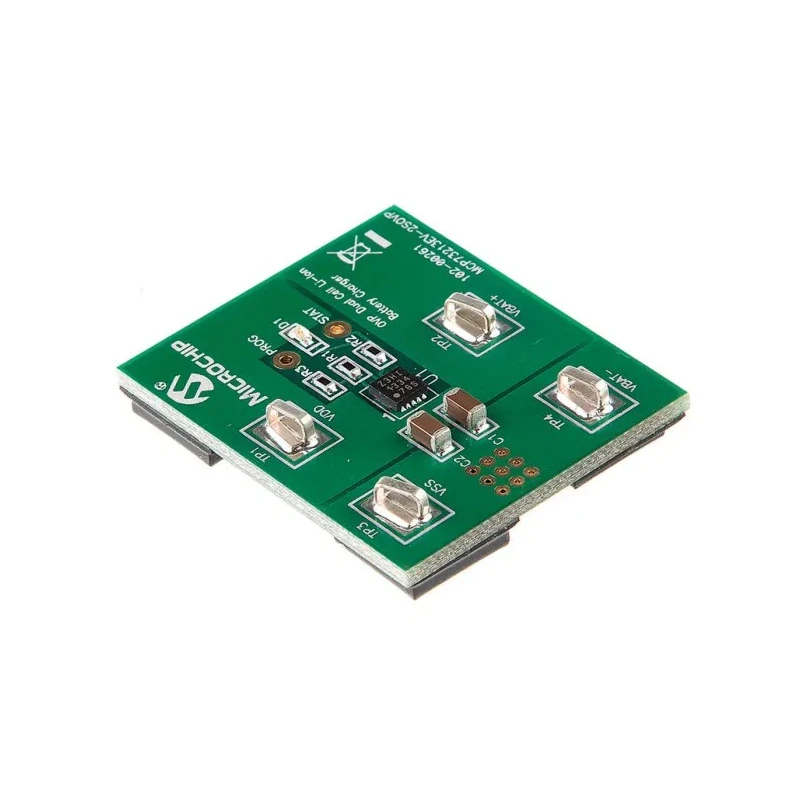 Microchip OVP Dual-Cell Li-Ion Battery Charger Evaluation Board ISO Standard MCP73213EV-2SOVP