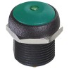 APEM IR Series Illuminated Momentary Push Button Switch Panel Mount 14.8 mm Cutout SPST Green LED IP67 48V dc IRR3S432LOG