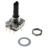 Alps Alpine 24 ppr Pulse Incremental Mechanical Rotary Encoder with 6 mm Flat Shaft, Through Hole EC16B242040R
