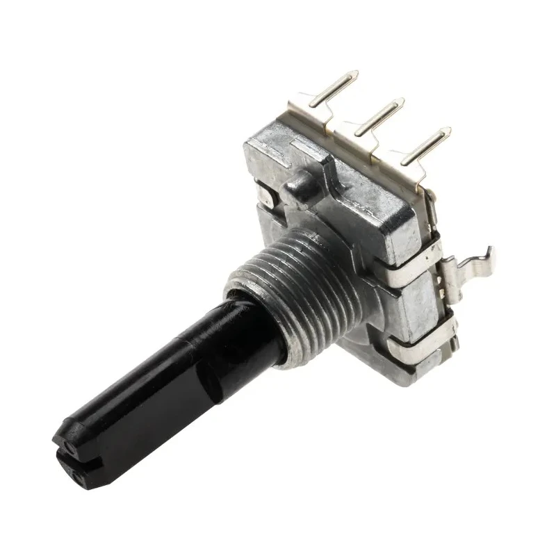 Alps Alpine 24 ppr Pulse Incremental Mechanical Rotary Encoder with 6 mm Flat Shaft, Through Hole EC16B242040R