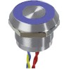 APEM Illuminated Momentary Piezo Switch SPST 22 mm Panel Cutout IP68 Wire Terminal