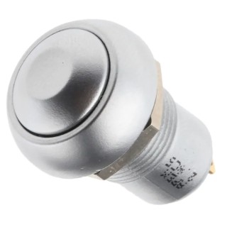 APEM Push Button Switch, Latching, Panel Mount, 12.9 mm Cutout, SPST, Silver Actuator, Blue/Green/Red/Yellow IPR1SAD0105