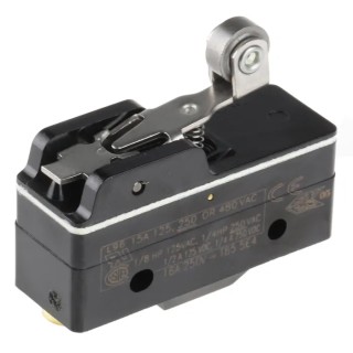 Honeywell Technologies BZ Series Roller Lever Limit Switch, SPDT, General Purpose Phenolic Housing, 250V ac BZ-2RW82255-A2-S